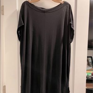 Oversized black tunic